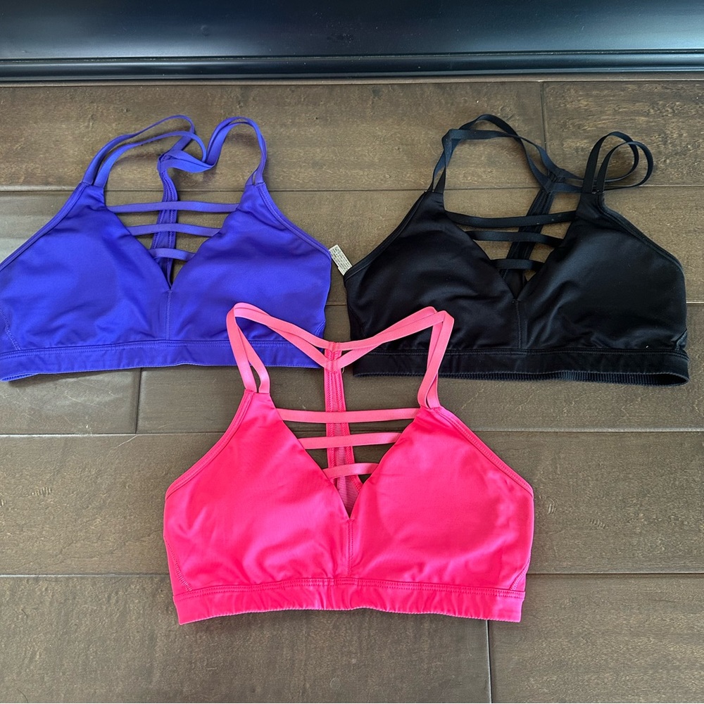 Victoria Secret Sports Bras (3-pack bundle) SIZE S